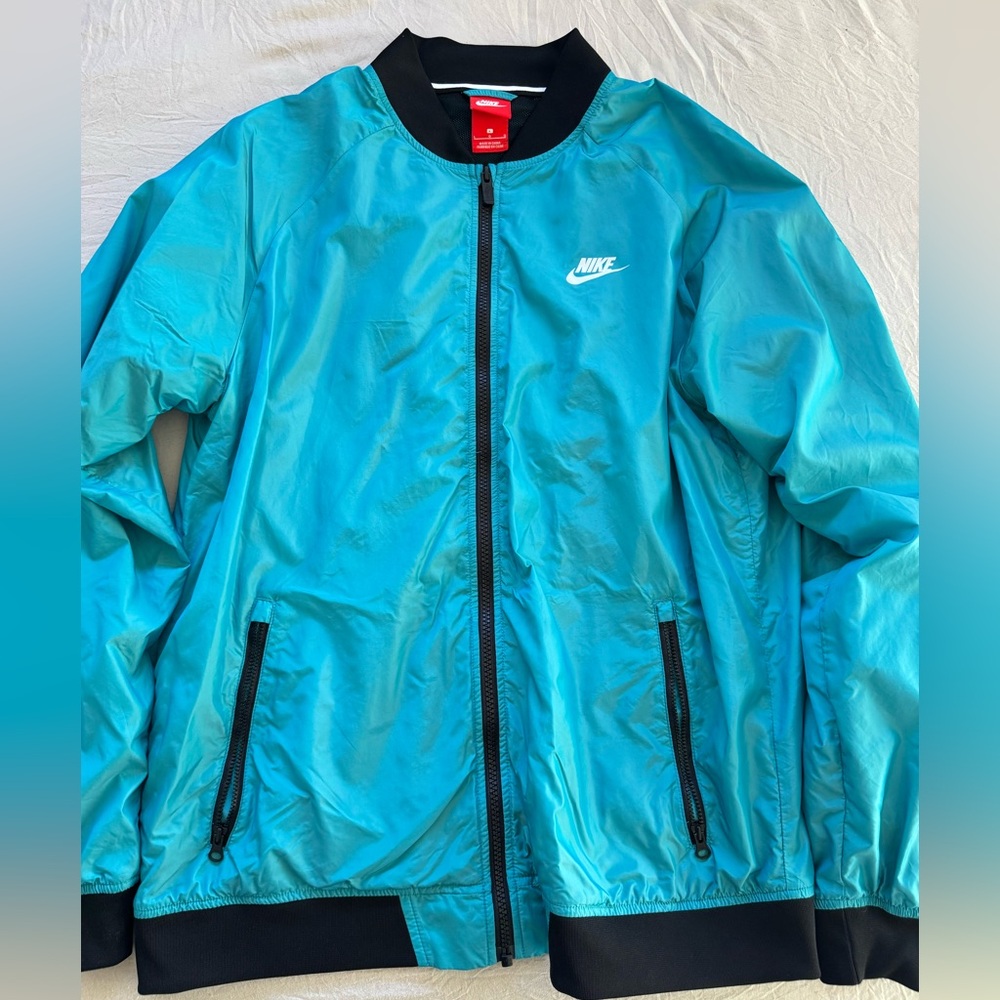 Nike Aqua Blue Zip-Up Jacket